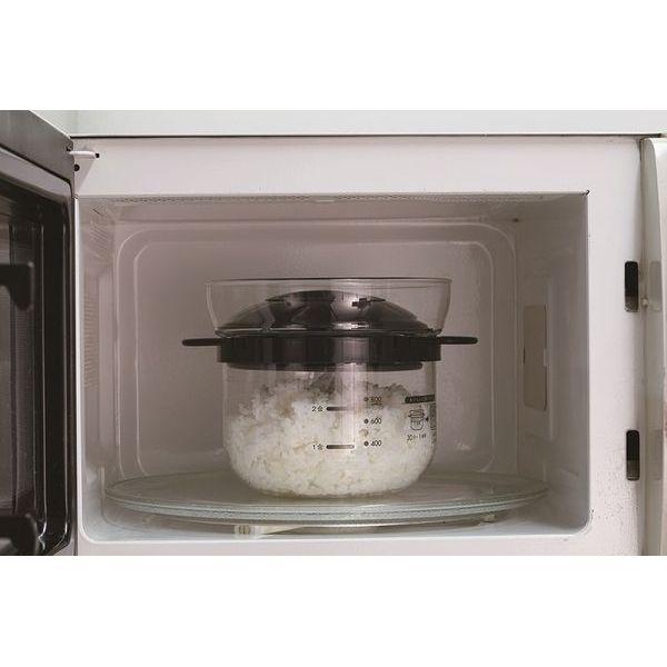 ガラスのレンジご飯釜1〜2合 ご飯釜 ハリオ ご飯炊き 炊飯器 炊飯 ごはん釜 ごはん炊き 米炊き 耐熱ガラス ガラス製 レンジ調理 |  | 02