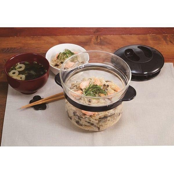 ガラスのレンジご飯釜1〜2合 ご飯釜 ハリオ ご飯炊き 炊飯器 炊飯 ごはん釜 ごはん炊き 米炊き 耐熱ガラス ガラス製 レンジ調理 |  | 04