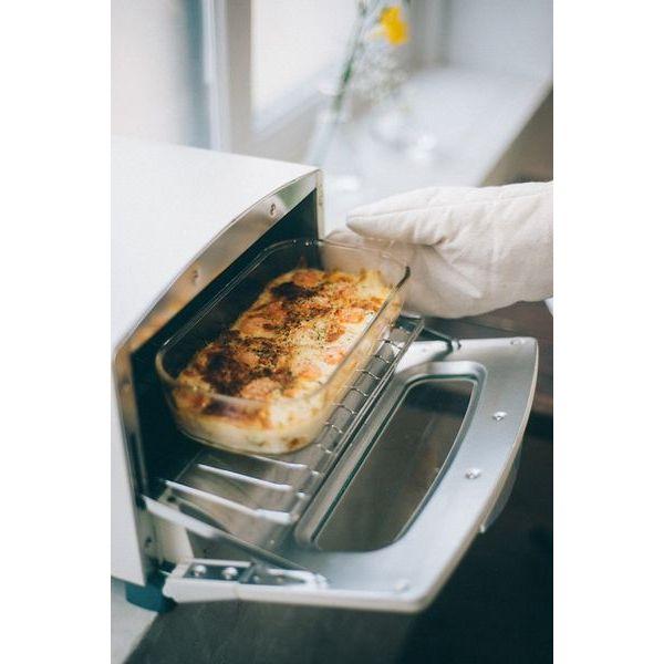 スタッキング耐熱ガラスコンテナ 3個セット 電子レンジ可 食洗器対応 角型保存容器 キッチン 調理器具 |  | 05