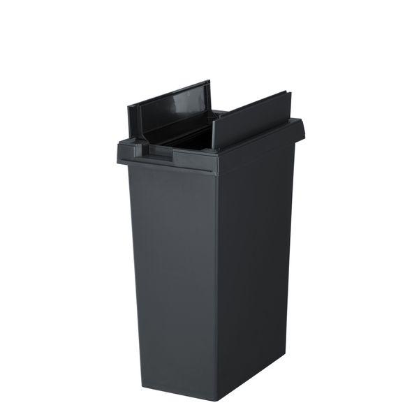 ゴミ箱 ダストボックス 45L ユニード フリップオープン45 チャコールブラック ごみ箱 キッチン 台所 日本製 新輝合成 | ブランド登録なし | 02