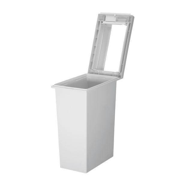 ゴミ箱 ダストボックス 45L ユニード フリップオープン45 ホワイトグレー ごみ箱 キッチン 台所 日本製 新輝合成 | ブランド登録なし | 03