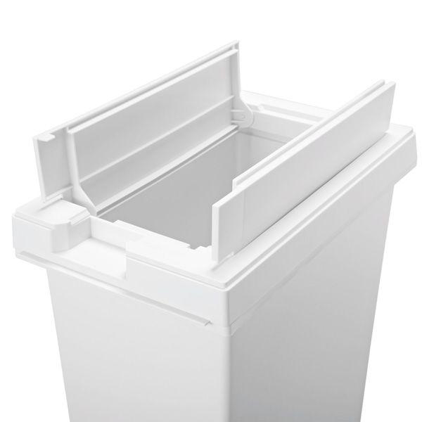 ゴミ箱 ダストボックス 33L ユニード フリップオープン33 ホワイトグレー ごみ箱 キッチン 台所 日本製 新輝合成 | ブランド登録なし | 02