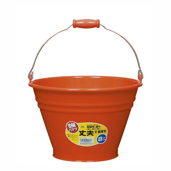 カラーバケツ 8型 ＲＥ ランドリーバスケット リビング おもちゃ箱 トイボックス 洗濯カゴ 洗濯カゴ 脱衣所 洗面所 キッチン 大容量 プランターカバー | 