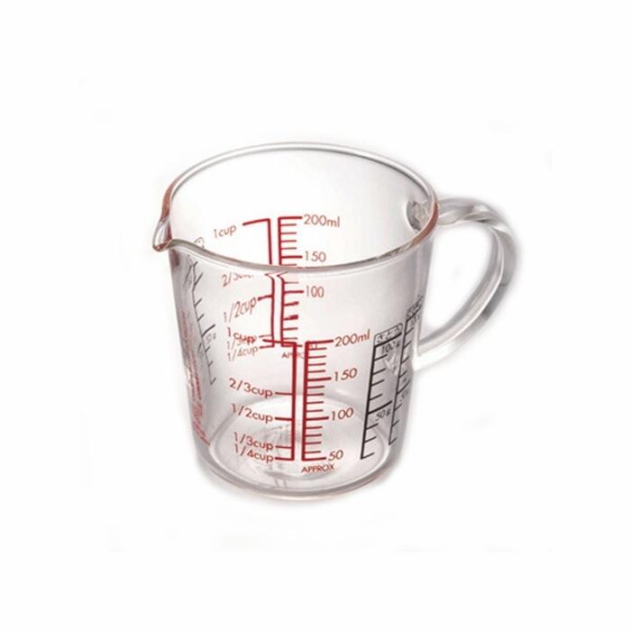 メジャーカップワイド200 耐熱ガラス 計量カップ 湯せん 電子レンジ | 