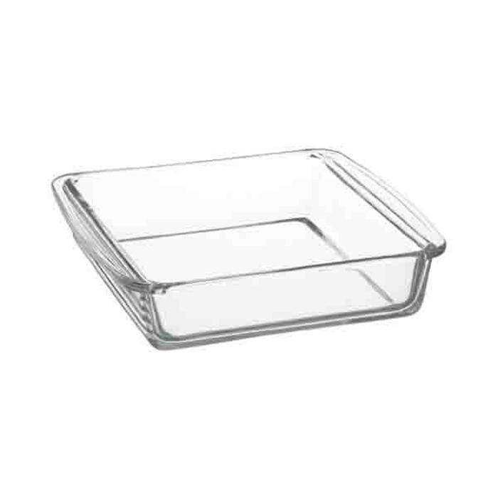 ケーキ焼き皿（角型） パーティー ケーキ オーブン 皿 焼き レンジ 耐熱 ガラス 耐熱ガラス かわいい おしゃれ | 