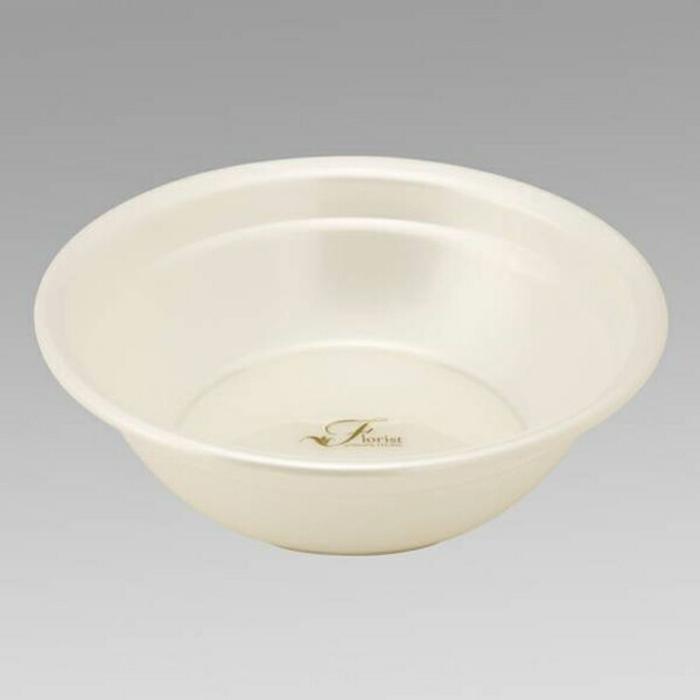 フローリスト 洗面器（底ゴム付） ホワイト 風呂桶 洗面おけ 洗面ボール ペール バスグッズ 風呂グッズ ウォッシュボール | 