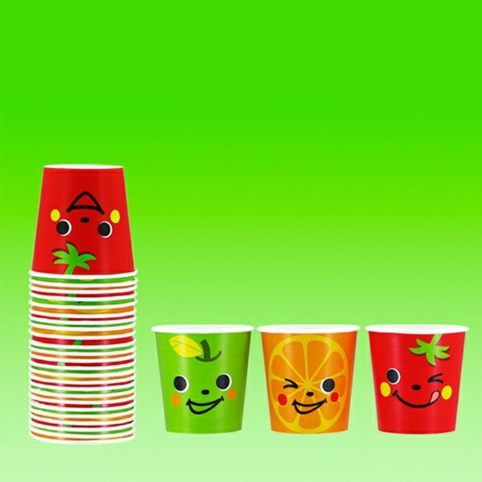 大好き プチカップ100mL 24個入（3柄アソート） 使い捨て食器 紙コップ ホームパーティー | 