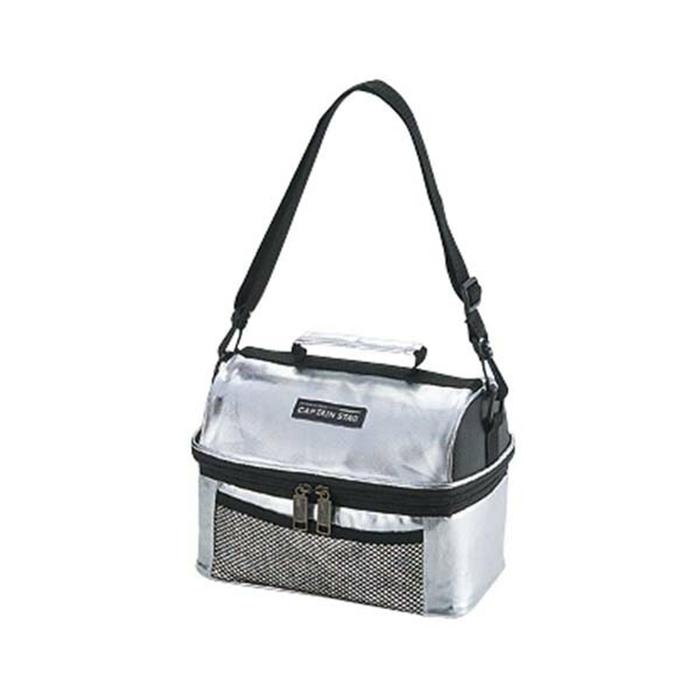 デリス シルバーランチボックス 4L ランチジャーバッグ ランチバッグ ジャーバッグ ランチジャーバッグ 取っ手付き 持ち手付き 弁当袋 | 