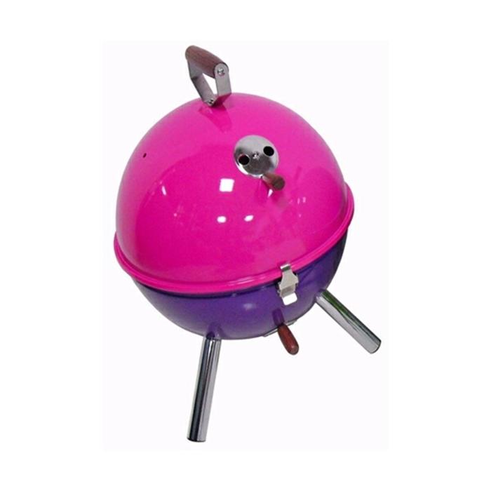 マルチ ミニバーベキューコンロ ピンクＸパープル 焚き火台 キャンプ アウトドア シンプル おしゃれ ソロキャンプ バーベキュー | 