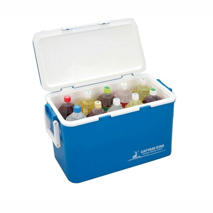 シエロ クーラーボックス35 ブルー キャンプ アウトドア 保冷 密閉 お花見 運動会 釣り 収納 イス 椅子 33L | 