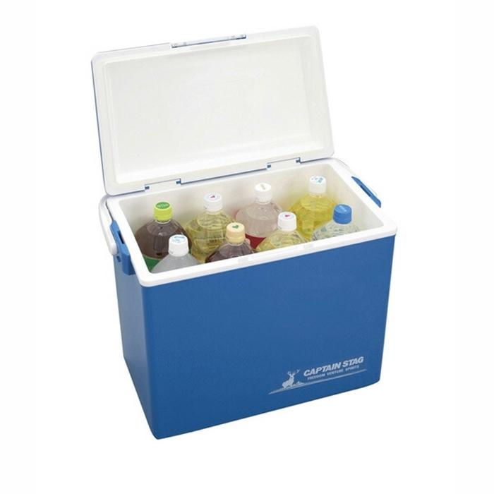 シエロ クーラーボックス30 ブルー キャンプ アウトドア 保冷 密閉 お花見 運動会 釣り 収納 イス 椅子 28L | 