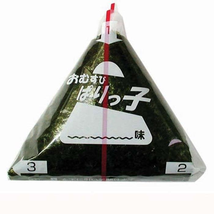 コンビニタイプ おむすびシート 10枚入（止めシール付） おにぎりフィルム おにぎりシート お弁当 グッズ |  | 01