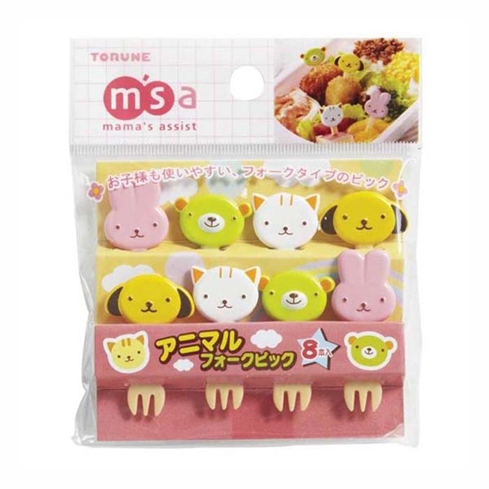 アニマルフォークピック 8本入 フードピック フルーツピック お弁当 飾り串 串 お弁当グッズ お弁当ピック パーティ おかずピック |  | 01