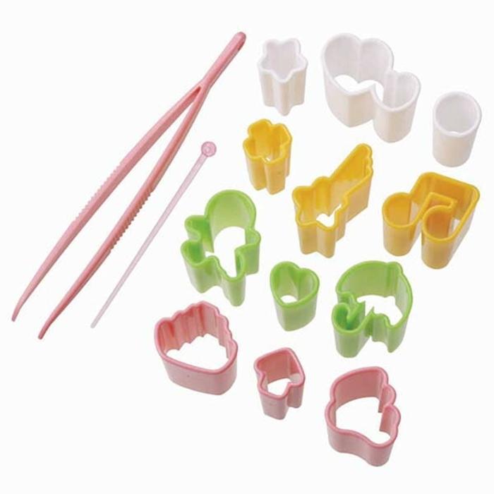 ぬき型セット 絵日記 16個入 キャラ弁 キャラ弁グッズ デコ弁 抜き型 お弁当グッズ おかず 子供向け キッズ向け | 