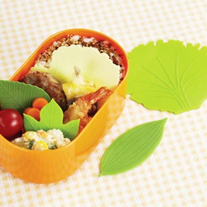 シリコンレタス＆リーフバラン 5枚入 お弁当バラン キャラ弁 デコ弁 装飾 お弁当グッズ 子供用 おかず仕切り  お花見 遠足 ホームパーティー |  | 01