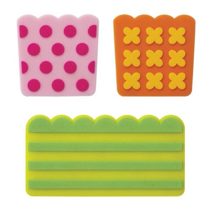 2色シリコンバラン 3枚入 お弁当バラン キャラ弁 デコ弁 装飾 お弁当グッズ 子供用 おかず仕切り  お花見 遠足 ホームパーティー | 