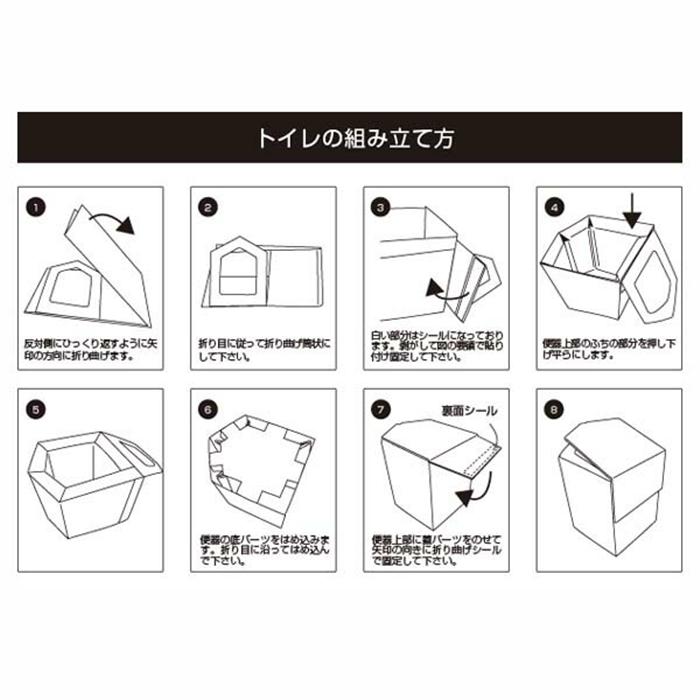 ラビンエコ洋式簡易トイレ （凝固剤＋汚物袋10回分付） |  | 04