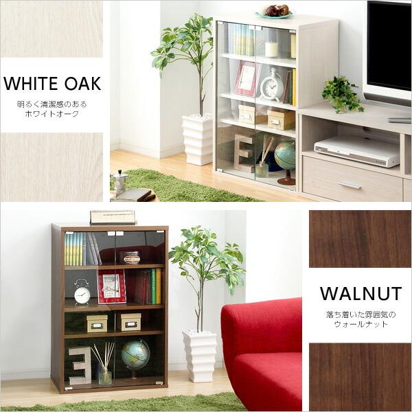 ディスプレイラック ガラスキャビネット 60cm幅 小型 かわいい コレクションラック コレクションケース 本棚 書棚 リビング収納 ディスプレーラック |  | 02