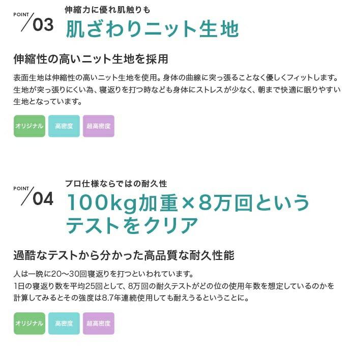 シングルベッド マットレス付き ホワイト USB付き コンセント付 おしゃれ 木製 ナチュラル 【超高密度ポケットコイルマットレス付】 北欧 かっこいい 宮付 宮棚 | ブランド登録なし | 15