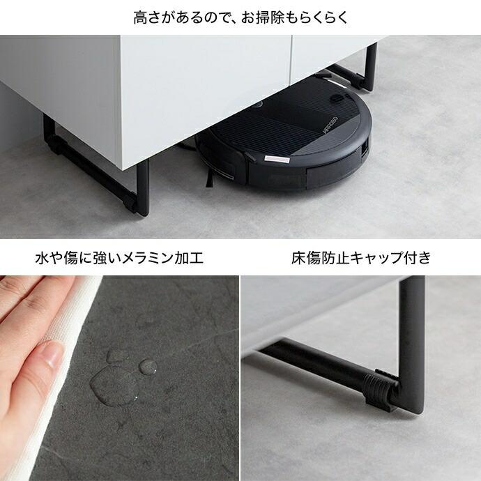 キャビネット 幅70cm コンソール 鏡面 サイドボード サイドラック リビングラック 隠す収納 ホワイト グレー 光沢 おしゃれ かっこいい 北欧 モダン 高級感 一人 | ブランド登録なし | 12