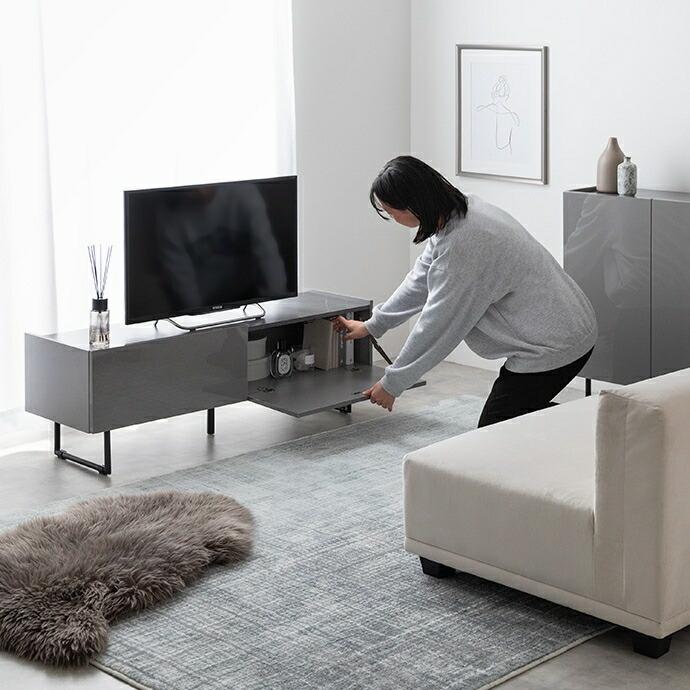 テレビ台 幅120cm テレビボード ローボード 鏡面 おしゃれ かっこいい モダン 北欧 インテリア クラシック TV台 TVボード テレビラック リビングボード リビング | ブランド登録なし | 14