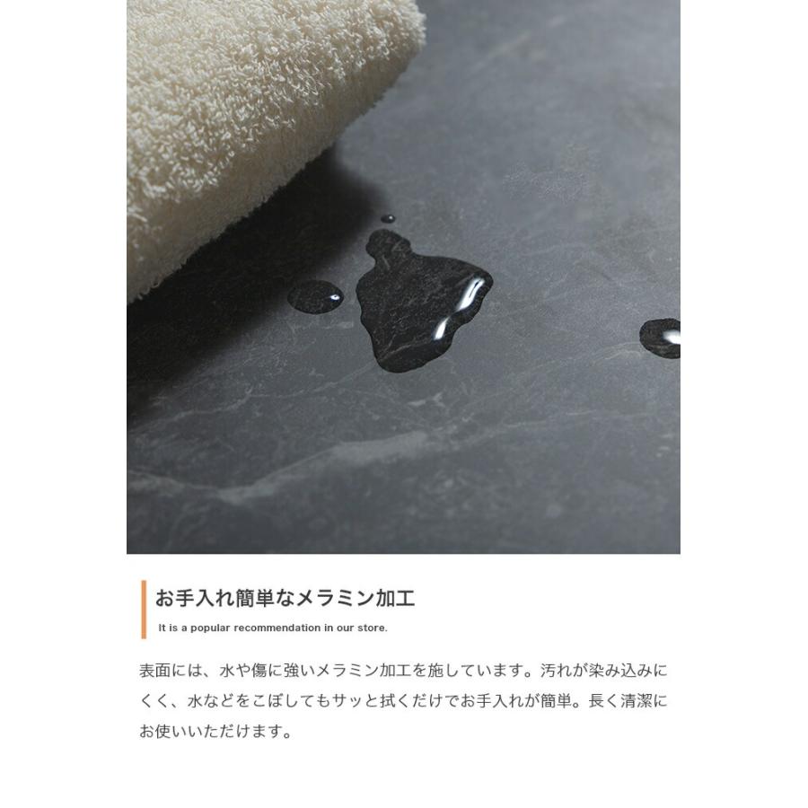 キャビネット コンソール サイドボード 幅72cm おしゃれ デザイン 北欧 モダン クラシック マーブルホワイト マーブルブラック リビングラック サイドラック ア | ブランド登録なし | 11