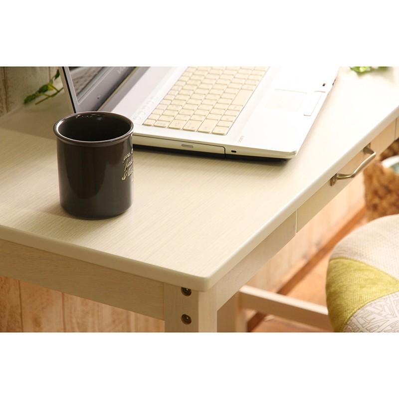 デスク 幅90cm 書斎デスク 書斎机 作業台 パソコンデスク 引き出し 収納付き マンチェスター  ワークデスク おしゃれ 塩系 |  | 04