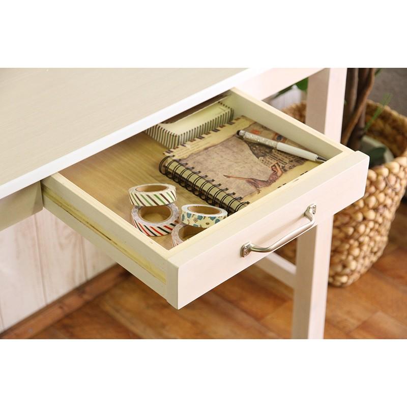 デスク 幅90cm 書斎デスク 書斎机 作業台 パソコンデスク 引き出し 収納付き マンチェスター  ワークデスク おしゃれ 塩系 |  | 05