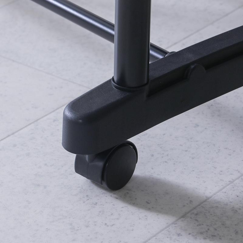 5個セット まとめ買い パイプダブルハンガー ハンガーラック コートハンガー キャスター付き 洋服ラック 洋服掛け 新生活 省スペース 丈夫 伸縮 高さ調整 業務用 |  | 05