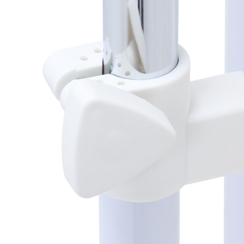 5個セット まとめ買い パイプダブルハンガー ホワイト ハンガーラック コートハンガー キャスター付き 洋服ラック 洋服掛け 省スペース 丈夫 伸縮 高さ調整 |  | 04