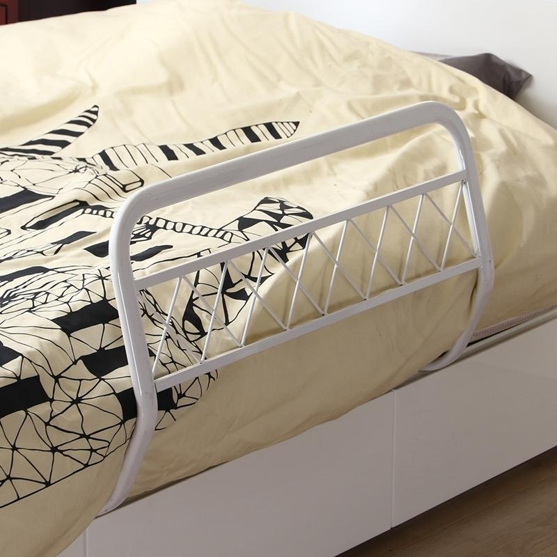 4個セット まとめ買い ベッドガード ホワイト 布団ずれ防止 寝室 転落防止 サイドガード ベッドフェンス おしゃれ シンプル |  | 05