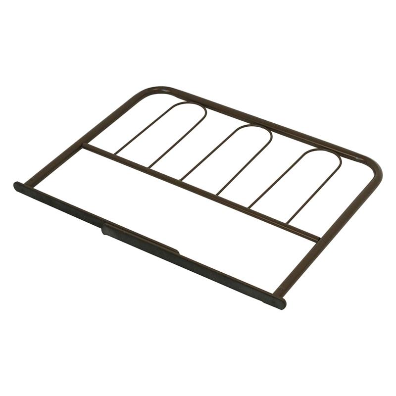 3個セット まとめ買い ベッドガードハイタイプ ブラウン 布団ずれ防止 寝室 転落防止 サイドガード ベッドフェンス おしゃれ シンプル |  | 03