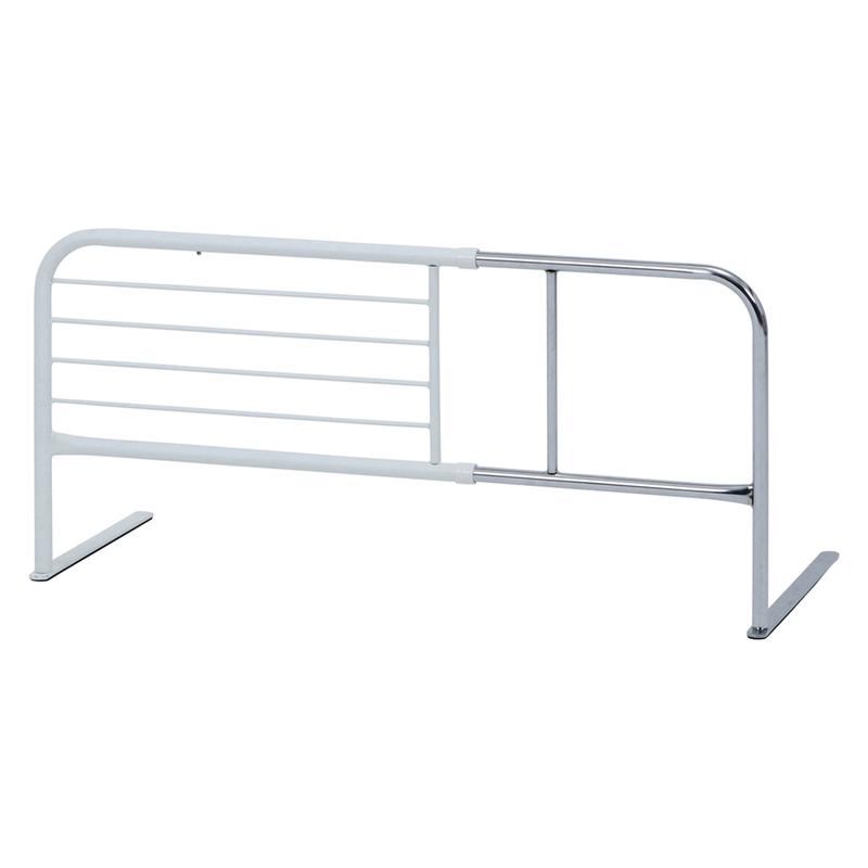 3個セット まとめ買い スライドベッドガード 横伸縮 ハイタイプ ホワイト 布団ずれ防止 寝室 転落防止 サイドガード ベッドフェンス おしゃれ シンプル | 