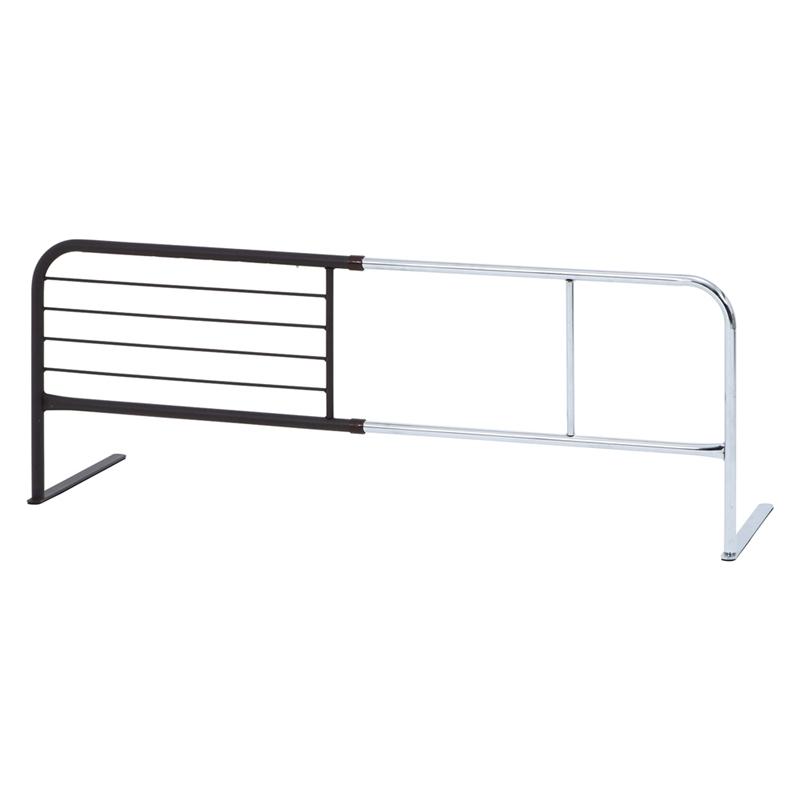 3個セット まとめ買い スライドベッドガード 横伸縮 ハイタイプ ブラウン 布団ずれ防止 寝室 転落防止 サイドガード ベッドフェンス おしゃれ シンプル |  | 01