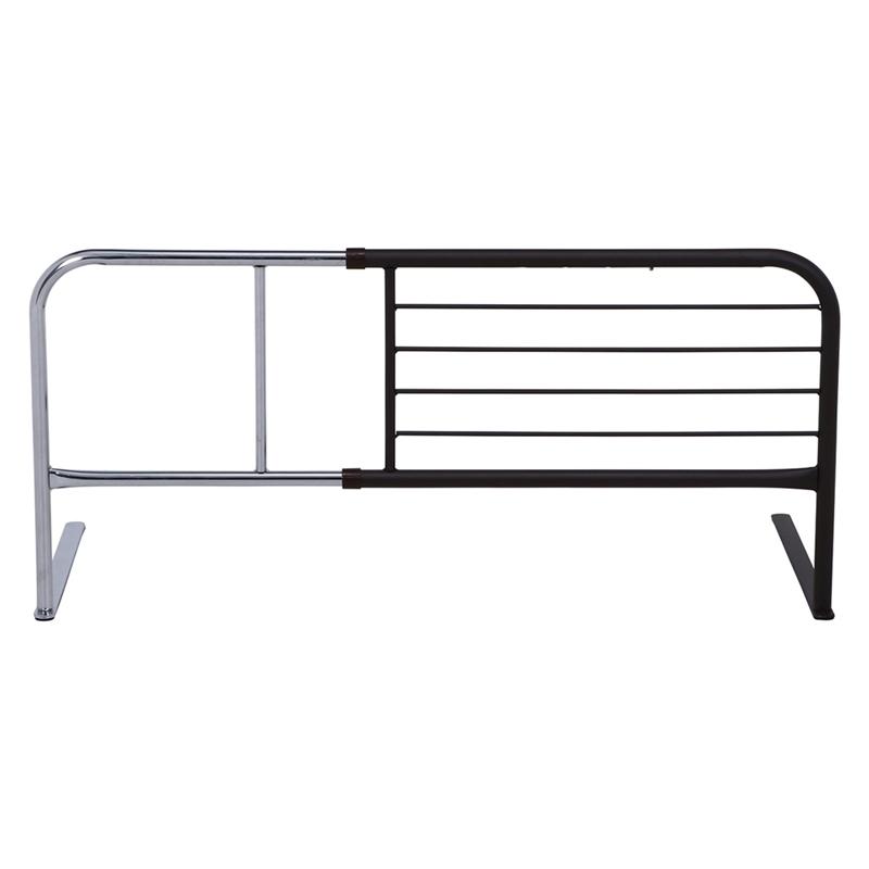 3個セット まとめ買い スライドベッドガード 横伸縮 ハイタイプ ブラウン 布団ずれ防止 寝室 転落防止 サイドガード ベッドフェンス おしゃれ シンプル |  | 03