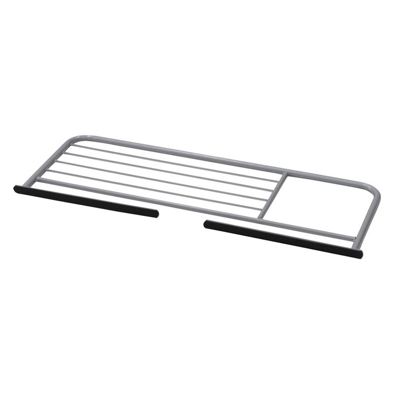 3個セット まとめ買い ベッドガード シルバー 布団ずれ防止 寝室 転落防止 サイドガード ベッドフェンス おしゃれ シンプル |  | 03