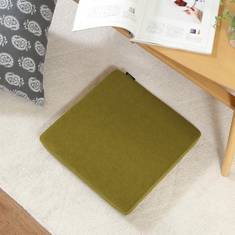 5個セット まとめ買い サーケル 低反発シートクッション モス 幅38cm 角形 四角 リビングクッション 北欧 座布団 フロアクッション 無地 5cm厚 ウレタン 布地 |  | 05