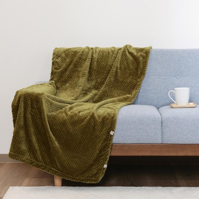 6枚セット まとめ買い サーケル ワッフルフリース 着るブランケット ポンチョ モス ひざ掛け 肌掛け ハーフケット ひざかけ 膝掛け オフィス 車中 |  | 05