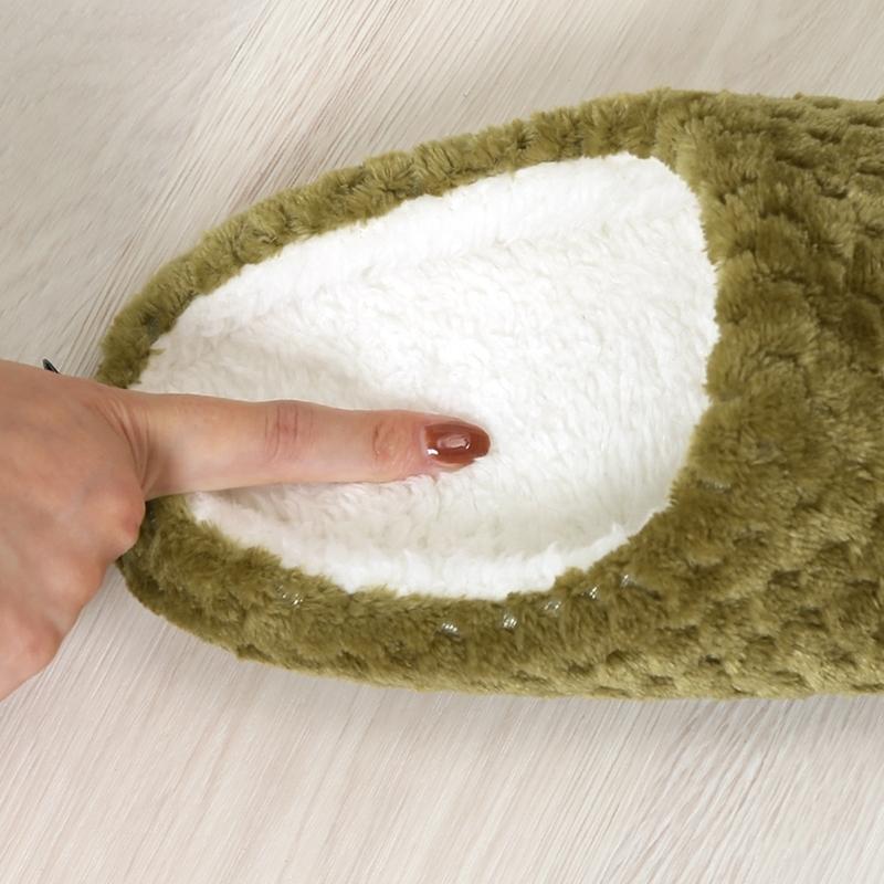 6足セット まとめ買い サーケル ワッフルフリース ルームシューズ モス レディース メンズ 来客 おしゃれ あったか 室内履き |  | 03