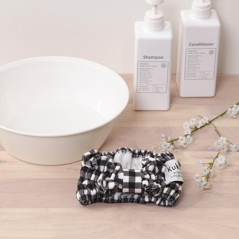 6個セット まとめ買い ヘアターバン ブラック アクセサリー お風呂上り お風呂あがり お風呂 洗顔 髪止め 髪留め 髪どめ おしゃれ かわいい |  | 06