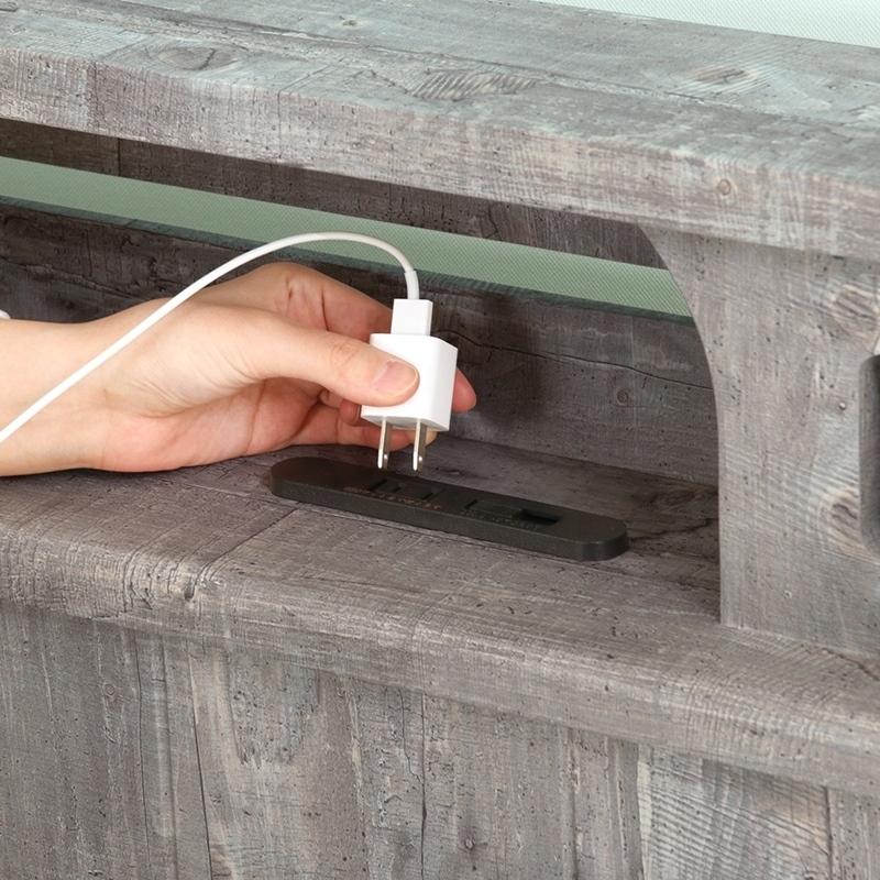 木製ベッドフレーム アルベロ シングル 引出２杯 収納ベッド すのこ 木製ベッド ライト付き 照明 棚 コンセント付き シンプル モダン LEDライト シングルベット |  | 01