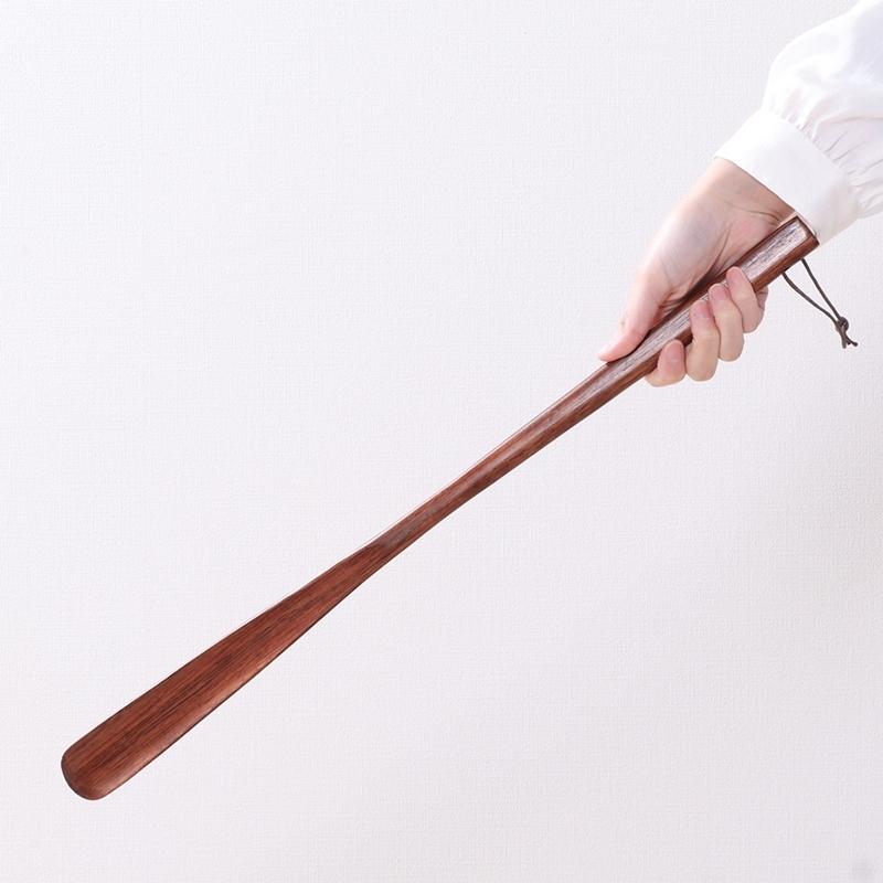 6本セット 靴べら ヘレナ 柯木 55cm ブラウン くつべら おしゃれ 事務所 飲食店 まとめ買い ロング 木製 天然木 高級感 |  | 04