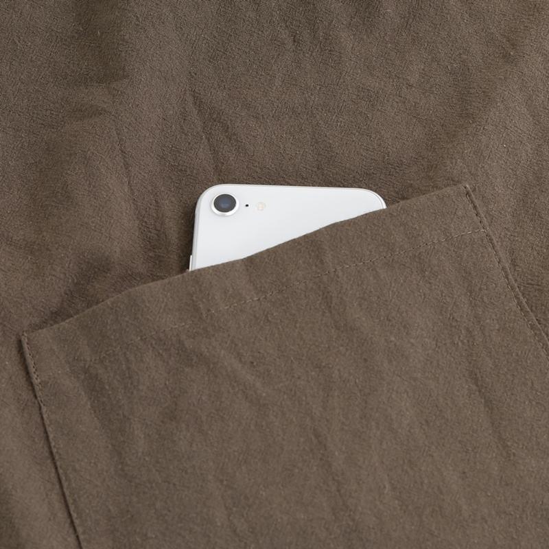 6着セット まとめ買い サーケル ドレスエプロン チャコール 保育士 ドレス 無地 ガーデニング カフェ 幼稚園 保育園 パン屋 ベーカリー 花屋 コットン |  | 03