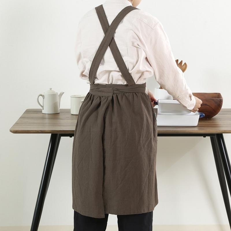 6着セット まとめ買い サーケル ドレスエプロン チャコール 保育士 ドレス 無地 ガーデニング カフェ 幼稚園 保育園 パン屋 ベーカリー 花屋 コットン |  | 05