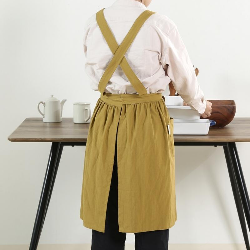 6着セット まとめ買い サーケル ドレスエプロン モス 保育士 ドレス 無地 ガーデニング カフェ 幼稚園 保育園 パン屋 ベーカリー 花屋 カジュアル コットン |  | 05