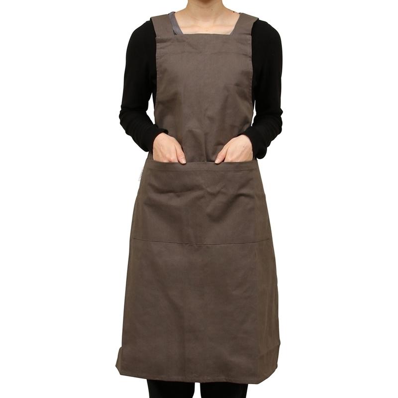 6着セット まとめ買い サーケル ワークエプロン チャコール 保育士 ドレス 無地 ガーデニング カフェ 幼稚園 保育園 パン屋 花屋 コットン ポケット付き |  | 02