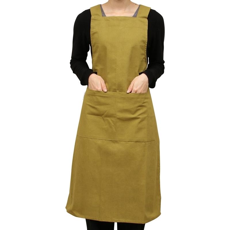 6着セット まとめ買い サーケル ワークエプロン モス 保育士 ドレス 無地 ガーデニング カフェ 幼稚園 保育園 パン屋 ベーカリー 花屋 コットン ポケット付き |  | 02