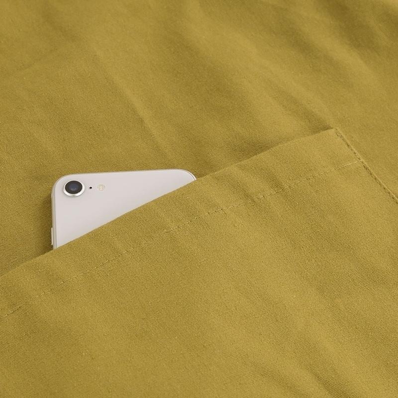 6着セット まとめ買い サーケル ワークエプロン モス 保育士 ドレス 無地 ガーデニング カフェ 幼稚園 保育園 パン屋 ベーカリー 花屋 コットン ポケット付き |  | 03