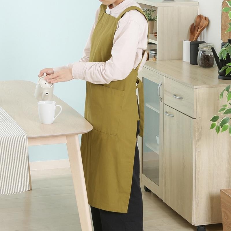 6着セット まとめ買い サーケル ワークエプロン モス 保育士 ドレス 無地 ガーデニング カフェ 幼稚園 保育園 パン屋 ベーカリー 花屋 コットン ポケット付き |  | 06