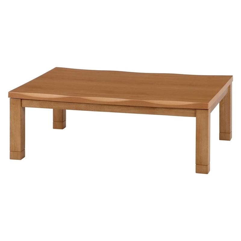 和風こたつ 幅120cm ナチュラル 長方形 継ぎ足 センターテーブル 和室 炬燵テーブル 木製 高級感 モダン 家具調 高さ調節 高さ調整 暖房器具 ローテーブル | 